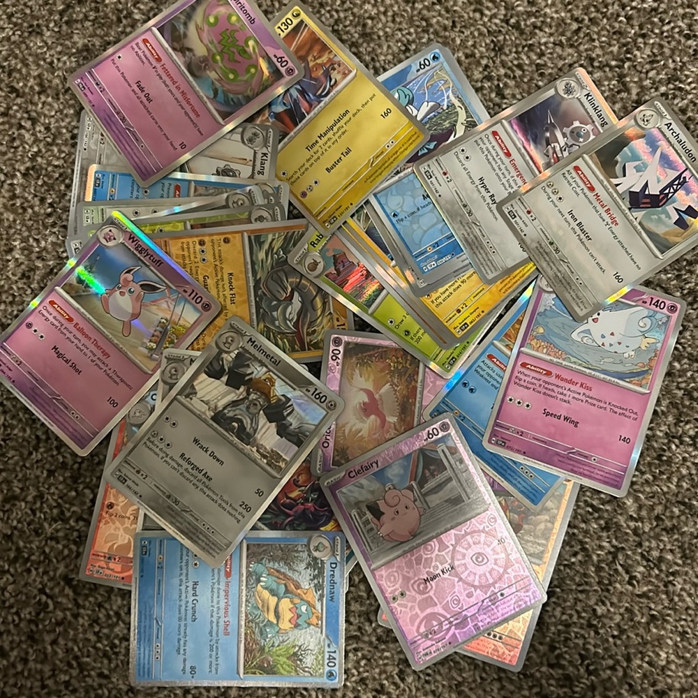 COPY - 100 Pokemon holo cards